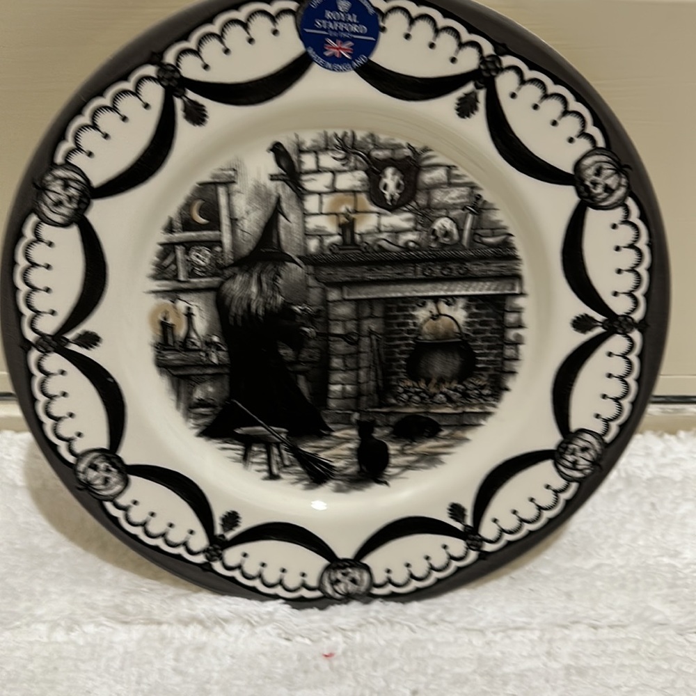 Royal Stafford Witch plates set of 4